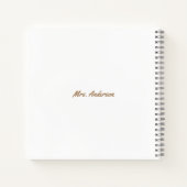 大きなクレヨンの木/先生鑑賞 ノートブック (裏面)