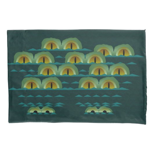 大きなクロックピローケース 枕カバー (正面)