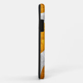 大きなグランジレトロ水玉模様 |ピンクイエローブラウン Case-Mate iPhoneケース (裏面/右)