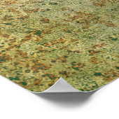 大きなグランジ質感と背景は完璧な背中 ポスター (角)