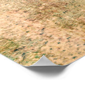 大きなグランジ質感背景の完全な背景 ポスター (角)