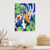 大きなコイ池 ポスター (キッチン)