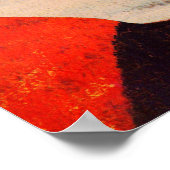 大きなコーヒーを飲むプリント ポスター (角)