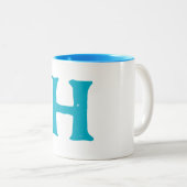 大きなコーヒーカップ ツートーンマグカップ (正面右)