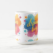 大きなコーヒーマグを夢見る コーヒーマグカップ (中央)