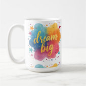 大きなコーヒーマグを夢見る コーヒーマグカップ (左)