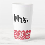 大きなコーヒーマグ カフェラテマグ (正面)