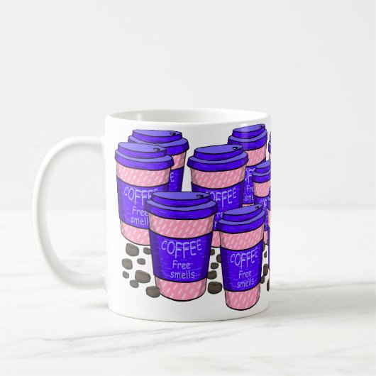 大きなコーヒーXo コーヒーマグカップ (左)