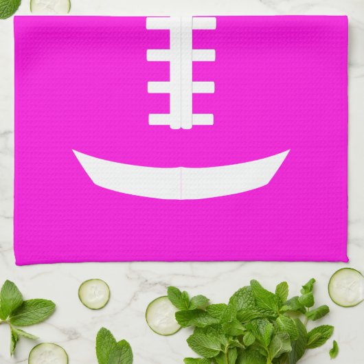 大きなサッカーハンドタオルの色を選んでファンを迎える キッチンタオル (折り畳み)