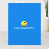 大きなサッカーボールの巨大サンキューカード サンキューカード (裏面)