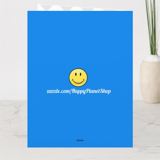 大きなサッカーボールの巨大サンキューカード サンキューカード (裏面)