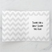 大きなサッカーボールの巨大サンキューカード サンキューカード (内部)