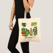 大きなサボテン葉と引用文