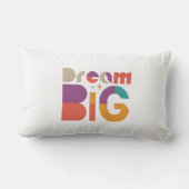 大きなサポートとインスピレーションを夢見る ランバークッション (裏面)