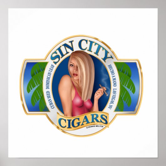 大きなシガーアートポスター ポスター (正面)