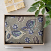 大きなシームレスな蝶パターンの切り離し 薄葉紙 (ギフト)