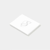 大きなスエレガントクリプトMonogramがメモを投稿 ポストイット (アングル)