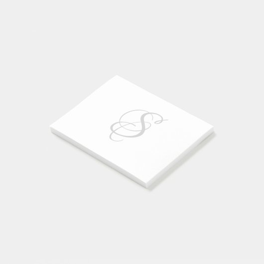 大きなスエレガントクリプトMonogramがメモを投稿 ポストイット (アングル)