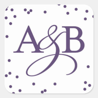 大きなスタンプを押す スクエアシール