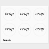 大きなステッカーにマットを丸める ラウンドシール (シート)