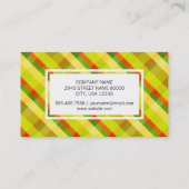 大きなストライプ |陽気 名刺 (裏面)