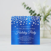 大きなスパークリー王室の石ブルーホイル企業の 招待状 (スタンド正面)