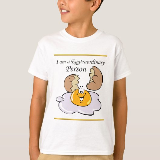 大きなスマイルを使った漫画のキャラクター Tシャツ (正面)