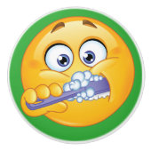 大きなスマイルブラッシング歯ドロワーノブ – SRF セラミックノブ (正面)