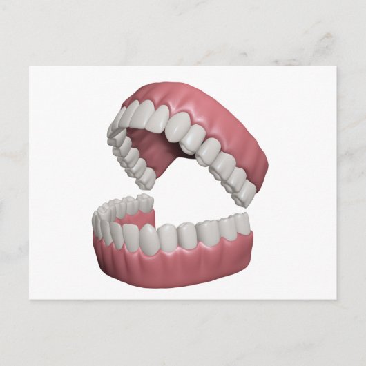 大きなスマイル歯 ポストカード (正面)