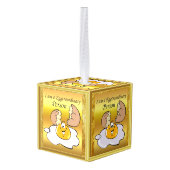 大きなスマイル キューブオーナメント (裏面アングル)