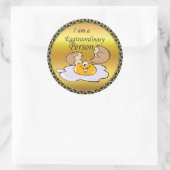 大きなスマイル ラウンドシール (バッグ)