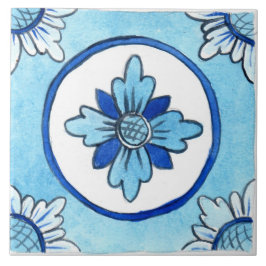 大きなセラミックタイルシチリア – スタイル"カステランマーレ" タイル