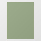 大きなセージ緑の窓が52インチ72インチ ウィンドウサイン (シート)