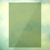 大きなセージ緑の窓が52インチ72インチ ウィンドウサイン (シート3)