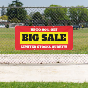 大きなセール カスタム編集可能なバナー 横断幕