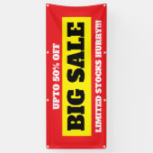 大きなセール カスタム編集可能なバナー 横断幕 (縦)