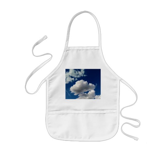 大きなソフトクラウド 子供用エプロン (正面)