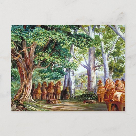 大きなタマリンドの木のはがき ポストカード (正面)