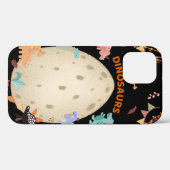 大きなダイノ卵で愛らしい水彩恐竜 Case-Mate iPhoneケース (裏面 (横))