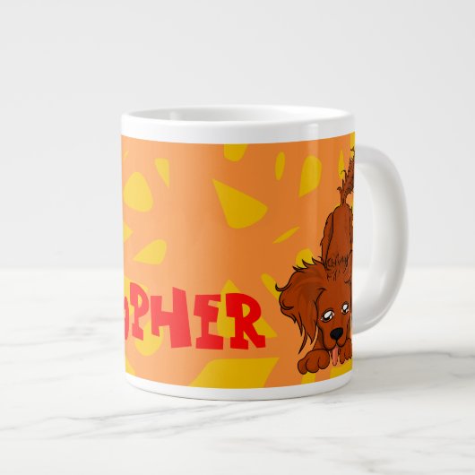 大きなダニー·ドッグ ジャンボコーヒーマグカップ (正面右)