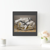 大きなダンの壁時計 スクエア壁時計 (ホーム)