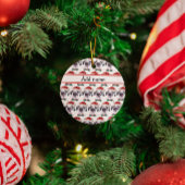 大きなダン犬がクリスマススターを育てる セラミックオーナメント