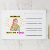 大きなティアウェイ紙パッド：文法 ペーパーパッド (インサイチュ)