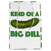 大きなディル（ディール）のグリーンの漬物おめでとうの一種 ミディアムペーパーバッグ (正面)
