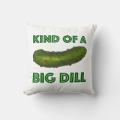 大きなディル(ディール)の種類のコシェールピックルグルメ クッション (正面)