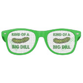 大きなディル(ディール)の緑の漬物の色合い レトロサングラス (正面)