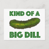 大きなディル(ディール)のKosher Pickleはがきの種類 ポストカード (正面)