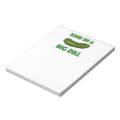 大きなディル(ディール)グリーンコーシェールサワーの漬物の一種 ノートパッド (回転)