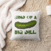 大きなディル（ディール）グリーンデリピックルグルメの種類 クッション (ブランケット)