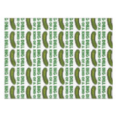 大きなディル(ディール)グリーンデリピックルグルメの種類 テーブルクロス (正面(横))